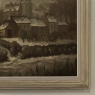 Framed Oil Painting on Board by Maurice Fourneau (1900-1990) 'Winter Village'