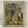 Antique Framed Oil Painting on Canvas by Arthur H. Maillien (1888-1962) 'Sunlight Through the Trees'