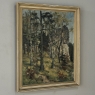 Antique Framed Oil Painting on Canvas by Arthur H. Maillien (1888-1962) 'Sunlight Through the Trees'