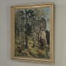 Antique Framed Oil Painting on Canvas by Arthur H. Maillien (1888-1962) 'Sunlight Through the Trees'