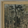Antique Framed Oil Painting on Canvas by Arthur H. Maillien (1888-1962) 'Sunlight Through the Trees'