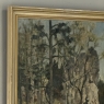 Antique Framed Oil Painting on Canvas by Arthur H. Maillien (1888-1962) 'Sunlight Through the Trees'