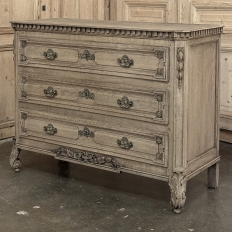 18th Century French Louis XVI Commode ~ Chest of Drawers in Stripped Oak