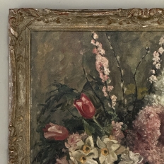 Framed Still Life Oil Painting on Canvas by Joseph Callaerts (1896-1965)
