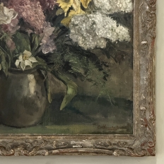 Framed Still Life Oil Painting on Canvas by Joseph Callaerts (1896-1965)