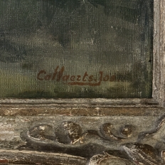 Framed Still Life Oil Painting on Canvas by Joseph Callaerts (1896-1965)