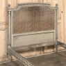 19th Century French Louis XVI Painted Cane Bed by Hopilliart & Leroy of Paris