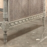 19th Century French Louis XVI Painted Cane Bed by Hopilliart & Leroy of Paris