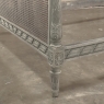 19th Century French Louis XVI Painted Cane Bed by Hopilliart & Leroy of Paris