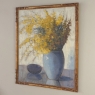 Framed Oil Painting on Canvas by Clemence Biron circa 1925 'Forsythia'