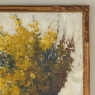 Framed Oil Painting on Canvas by Clemence Biron circa 1925 'Forsythia'