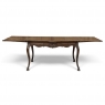 Antique Liegeois Regence Style Carved Oak Draw Leaf Dining Table