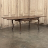 Antique Liegeois Regence Style Carved Oak Draw Leaf Dining Table