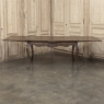 Antique Liegeois Regence Style Carved Oak Draw Leaf Dining Table