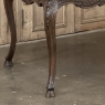 Antique Liegeois Regence Style Carved Oak Draw Leaf Dining Table