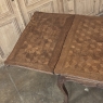 Antique Liegeois Regence Style Carved Oak Draw Leaf Dining Table