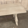 Vintage Spanish Colonial Dining Table with Wrought Iron in Solid Stripped Oak