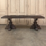 Grand Country French Elm Double Pedestal Dining Table