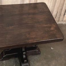 Grand Country French Elm Double Pedestal Dining Table