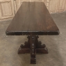 Grand Country French Elm Double Pedestal Dining Table