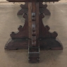Grand Country French Elm Double Pedestal Dining Table
