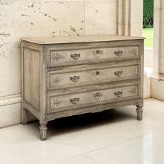 18th Century Liégeois Country French Louis XVI Stripped Commode