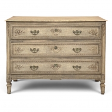 18th Century Liégeois Country French Louis XVI Stripped Commode