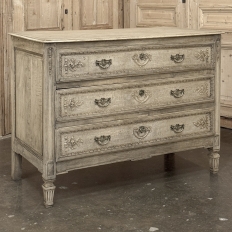 18th Century Liégeois Country French Louis XVI Stripped Commode