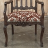 Set of 12 Antique Country French Regence Style Dining Chairs includes 2 Armchairs