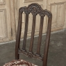 Set of 12 Antique Country French Regence Style Dining Chairs includes 2 Armchairs