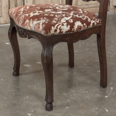 Set of 12 Antique Country French Regence Style Dining Chairs includes 2 Armchairs