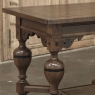 19th Century Dutch Jacobean Style Oak Table with Ebonized Trim
