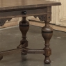 19th Century Dutch Jacobean Style Oak Table with Ebonized Trim