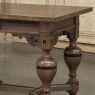 19th Century Dutch Jacobean Style Oak Table with Ebonized Trim