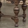 19th Century Dutch Jacobean Style Oak Table with Ebonized Trim