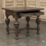 19th Century Dutch Jacobean Style Oak Table with Ebonized Trim