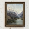 19th Century Framed Oil Painting on Canvas by L. Delderenne (1864-1921)