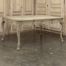 Antique Country French Liégeoise Régence Stripped Oak Dining Table or Writing Desk