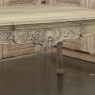Antique Country French Liégeoise Régence Stripped Oak Dining Table or Writing Desk