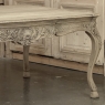 Antique Country French Liégeoise Régence Stripped Oak Dining Table or Writing Desk