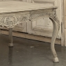 Antique Country French Liégeoise Régence Stripped Oak Dining Table or Writing Desk