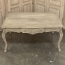 Antique Country French Liégeoise Régence Stripped Oak Dining Table or Writing Desk