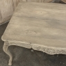 Antique Country French Liégeoise Régence Stripped Oak Dining Table or Writing Desk