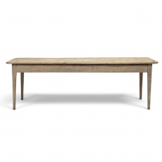 18th Century Country French Louis XVI Period Rustic Elmwood Dining Table