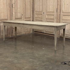 18th Century Country French Louis XVI Period Rustic Elmwood Dining Table