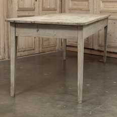 18th Century Country French Louis XVI Period Rustic Elmwood Dining Table