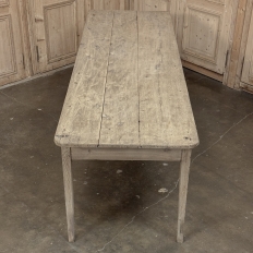 18th Century Country French Louis XVI Period Rustic Elmwood Dining Table