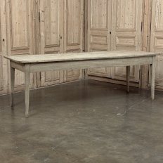 18th Century Country French Louis XVI Period Rustic Elmwood Dining Table