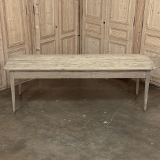 18th Century Country French Louis XVI Period Rustic Elmwood Dining Table