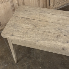 18th Century Country French Louis XVI Period Rustic Elmwood Dining Table